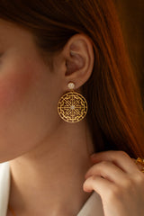 JS0004 - Saba Style Musnad & Arabesque Gold Plated Jewelry Set