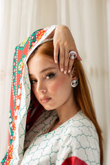 JS0005 - Saba Style Moon & Temple Silver Jewelry Set