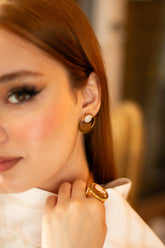 JS0006 - Saba Style Moon & Temple Gold Plated Jewelry Set