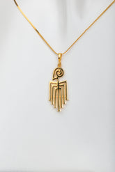 NG0011 - Golden SabaSoul Emblem Necklace