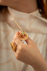 JS0017 - Rotating Musnad Wheel Jewelry Set