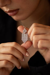 NS0004 - Saba Soul Logo Neckless Studded