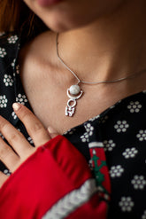 JS0015 - Yemen Pride Silver Jewelry Set