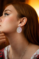 JS0009 - Saba Style Musnad & Arabesque Silver Jewelry Set