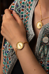 JS0008 - Saba Style Golden Plated Coin Set