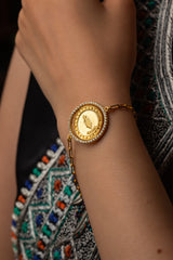 JS0008 - Saba Style Golden Plated Coin Set