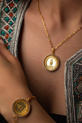 JS0008 - Saba Style Golden Plated Coin Set