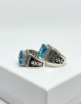 JS0025 Blue Men Ring