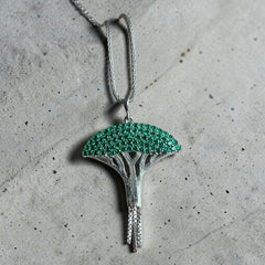 Silver Socotra Dragon Tree Set