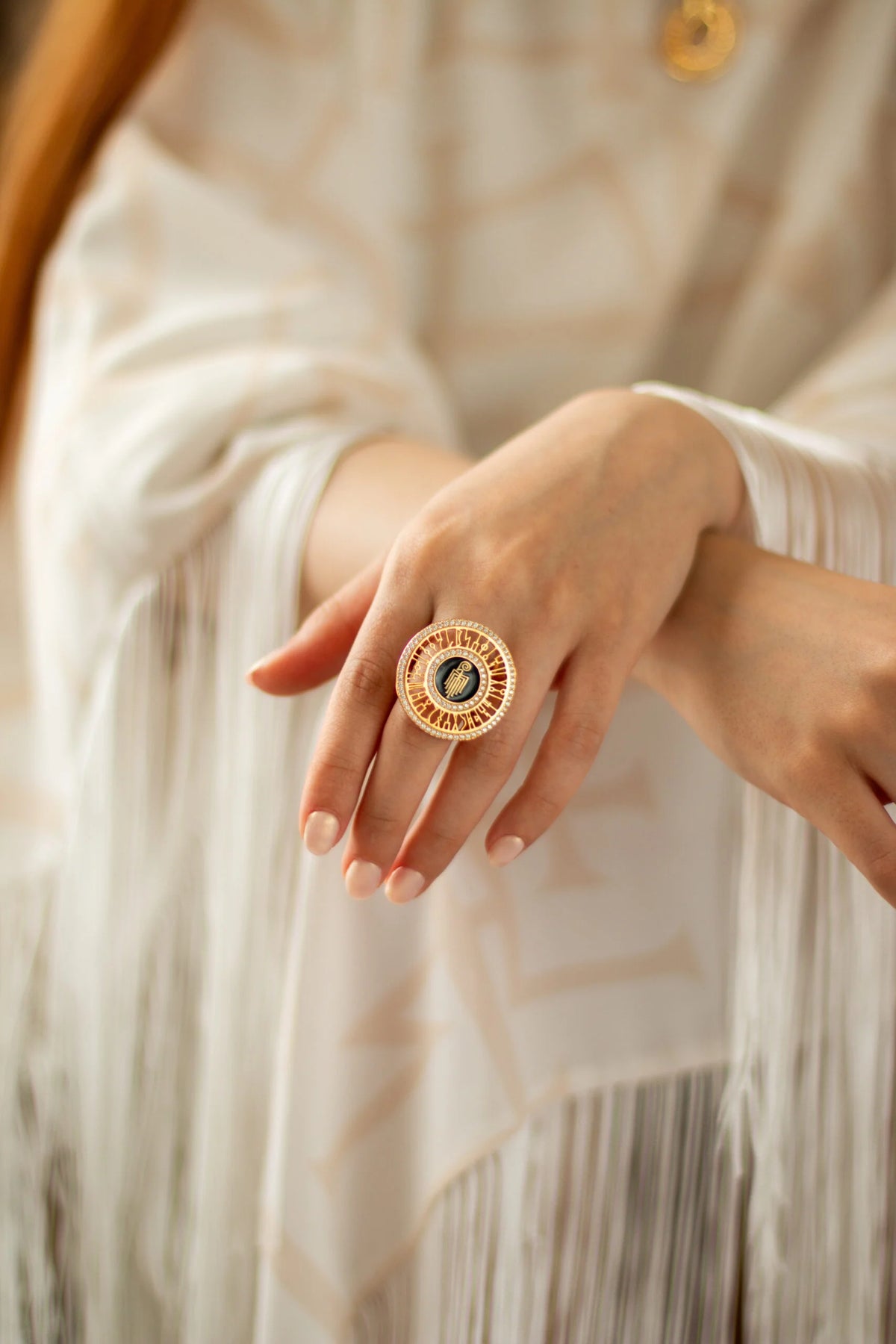 Rotating Musnad Wheel Ring