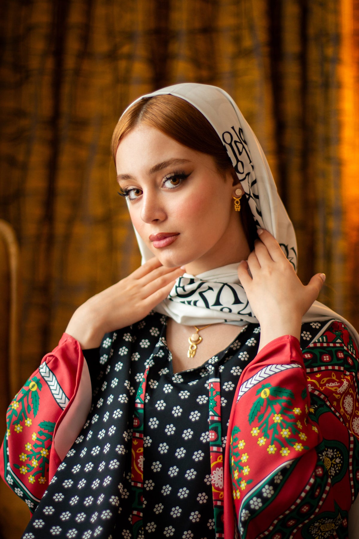 Saba Style JS0012 - Saba Style Calligraphy Hijab – Saba Soul