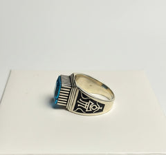JS0025 Blue Men Ring